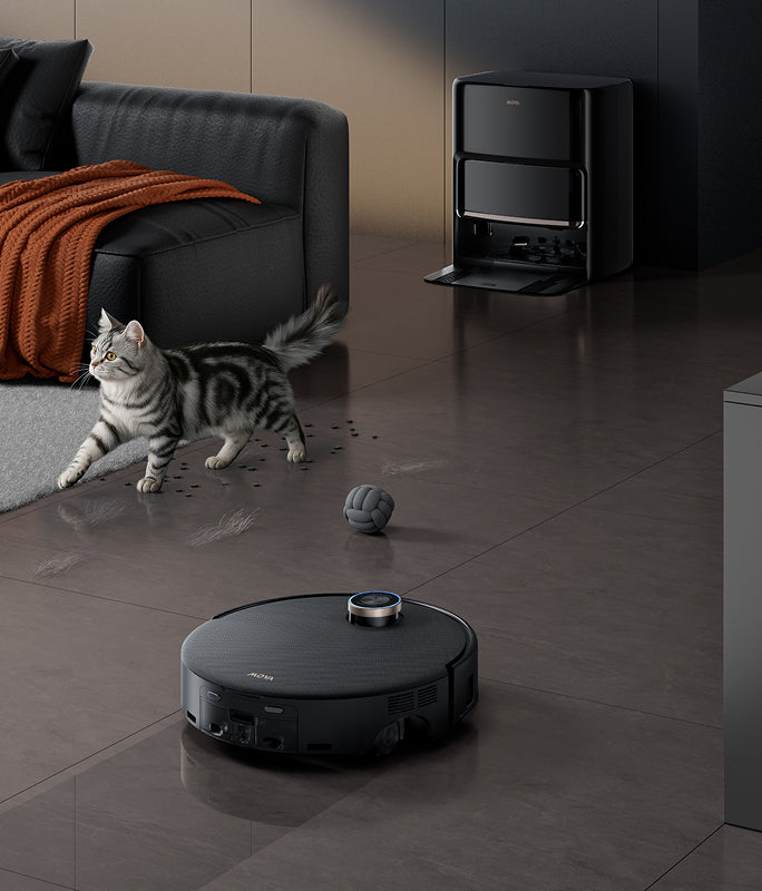 mova z60 ultra roller complete AI petmate mode – clean, entertain, capture fun moments