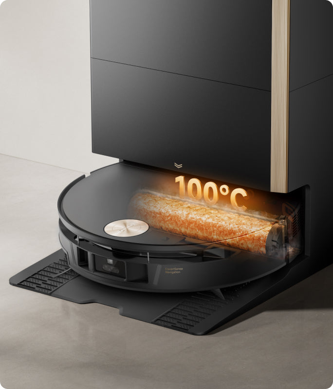 100°C (212°F)* High-Temperature Mop Washing -