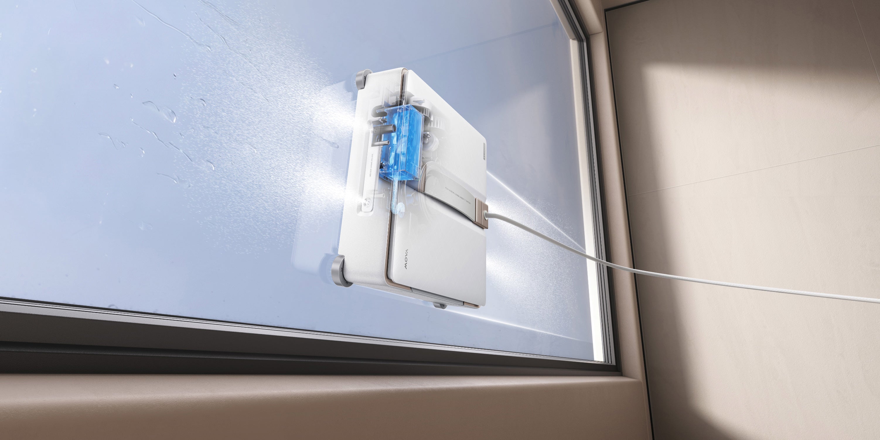 MOVA T1 Station Window Cleaning Robot Dual-Wing Mist-Cleaning System