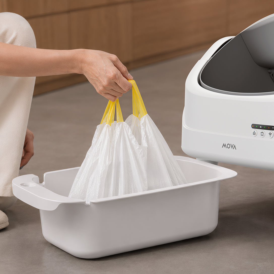 MOVA LB10 Air Self-Cleaning Litter Box Quick Clean-Up in One Pull