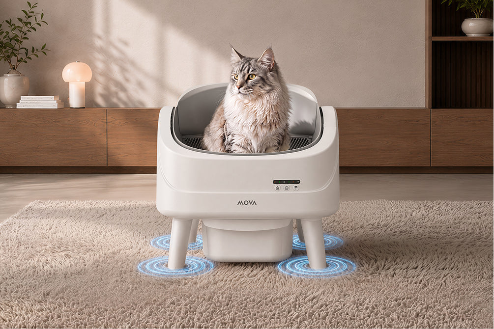 MOVA LB10 Air Self-Cleaning Litter Box Stable Weighing System