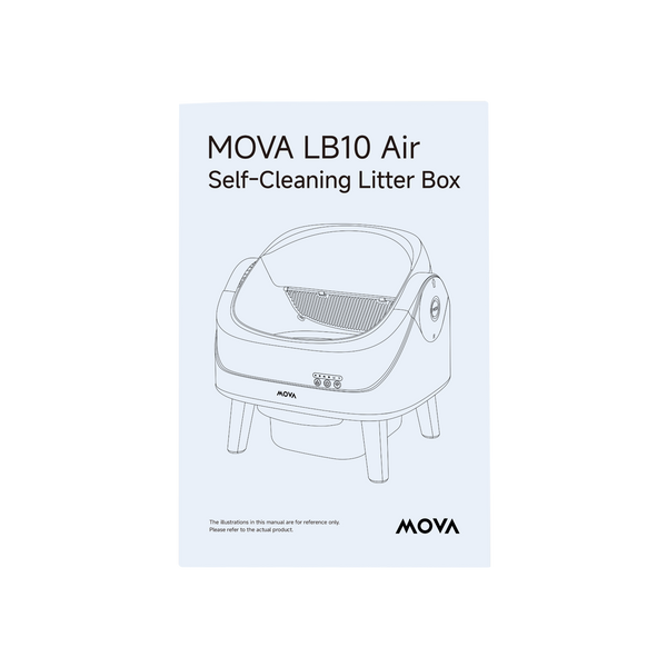 MOVA LB10 Air Self-Cleaning Litter Box User Manual 1x