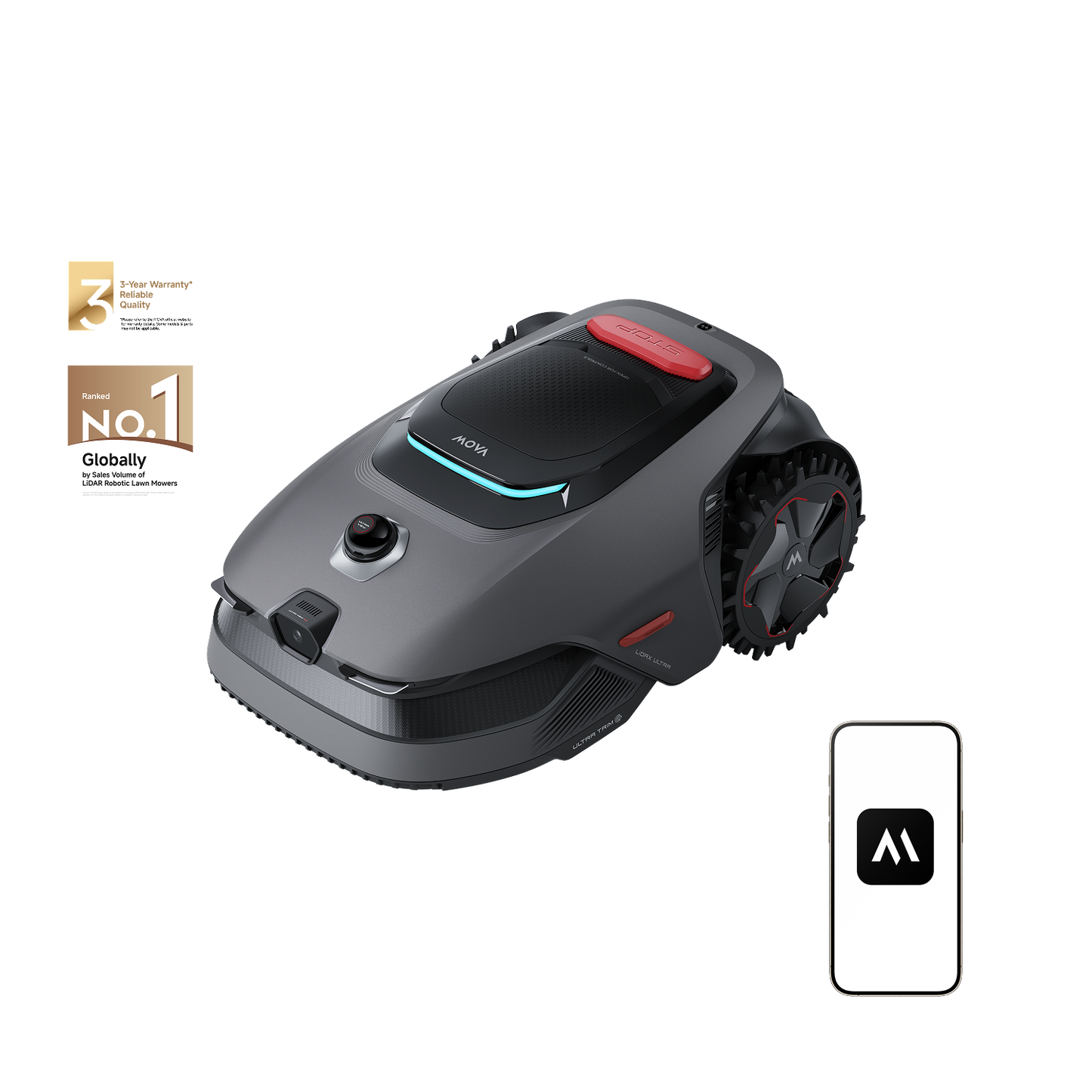 MOVA LiDAX Ultra Series Robot Mower