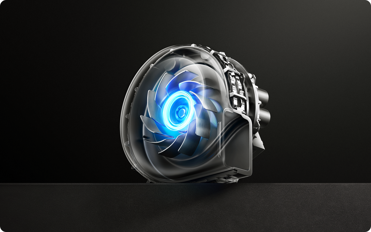 TurboForce7 ძლიერი შეწოვის სისტემა