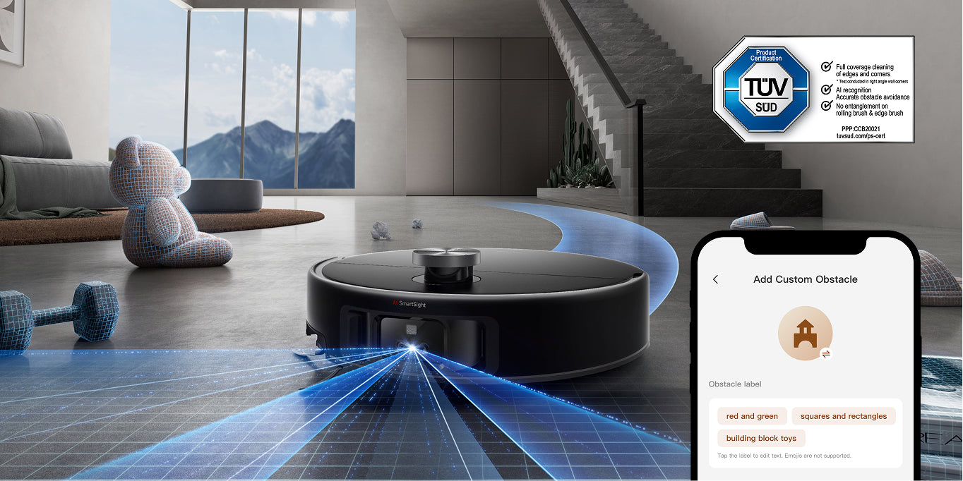 MOVA V70 Ultra Pure Robot Vacuum Smart ObstacleAvoidance &amp; App Control