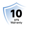 10 years Warranty