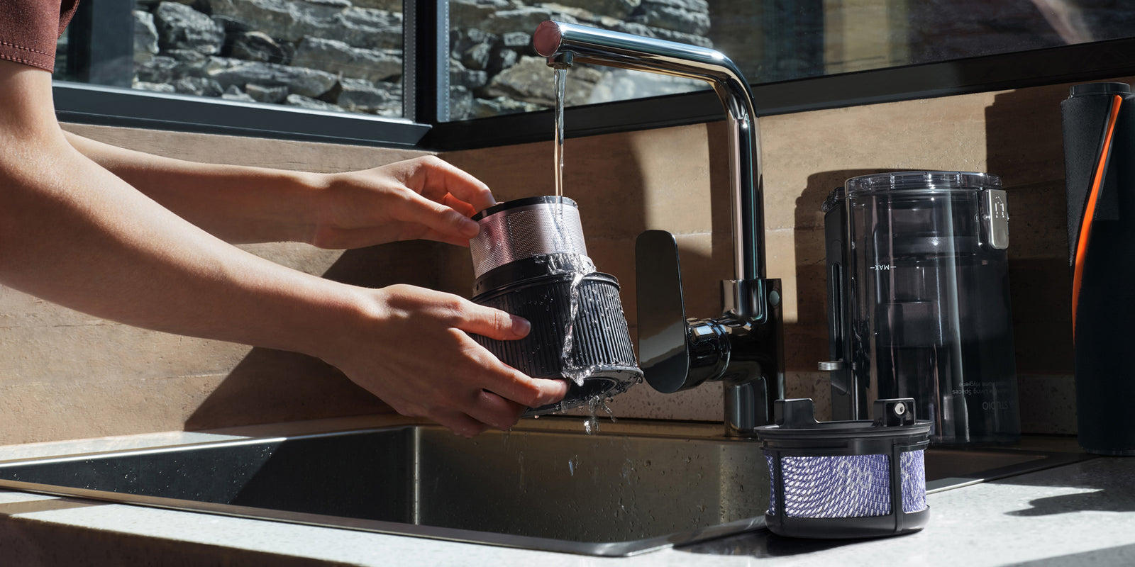 mova g70 washable components easy maintenance