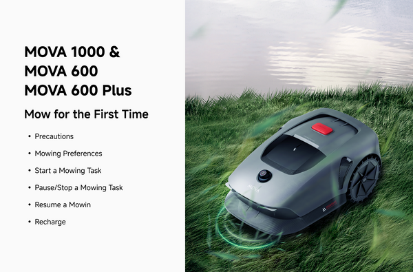 10. Mow for the First Time