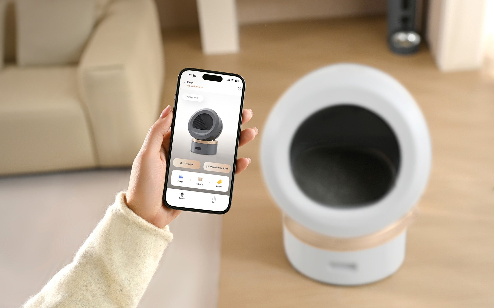 MOVA MeowgicPod LR10 Prime 15 dni brez praznjenja