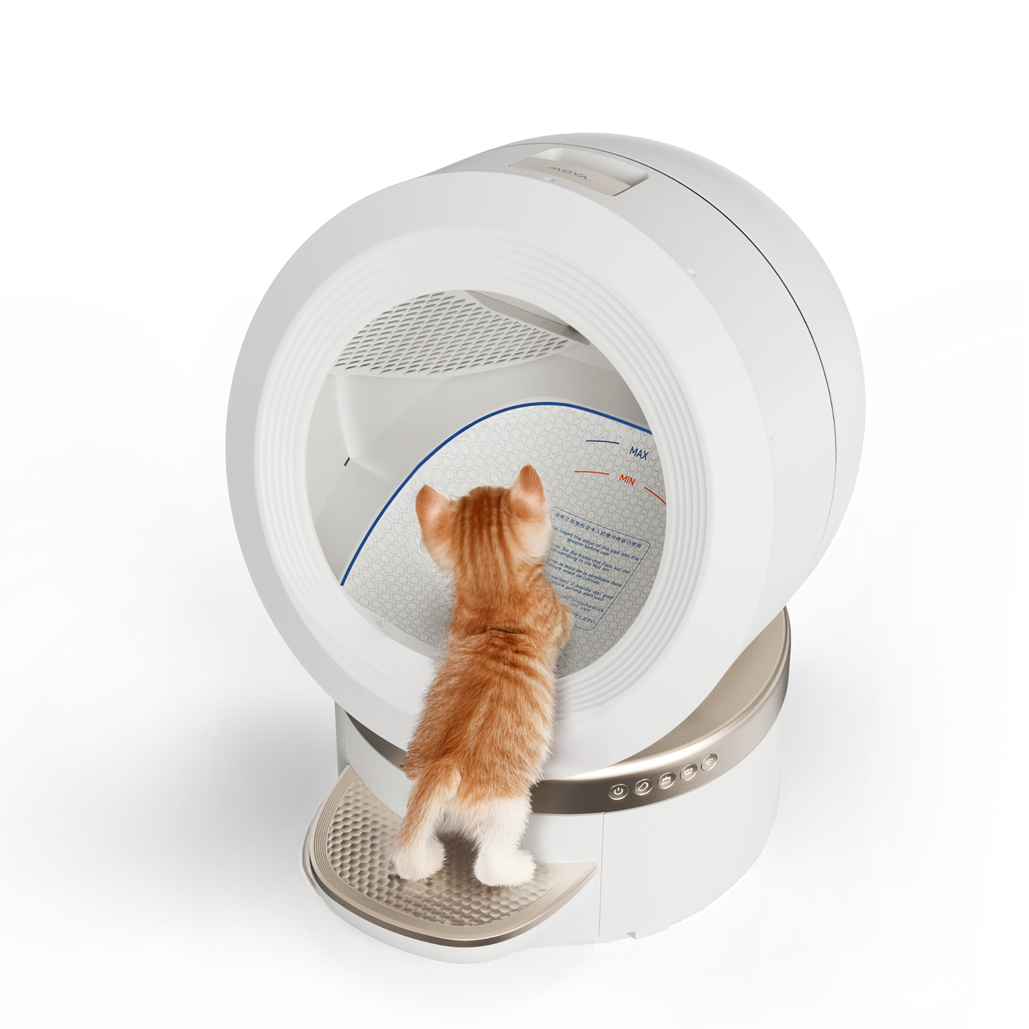 MOVA MeowgicPod LR10 Prime Makes Entry Effortless
