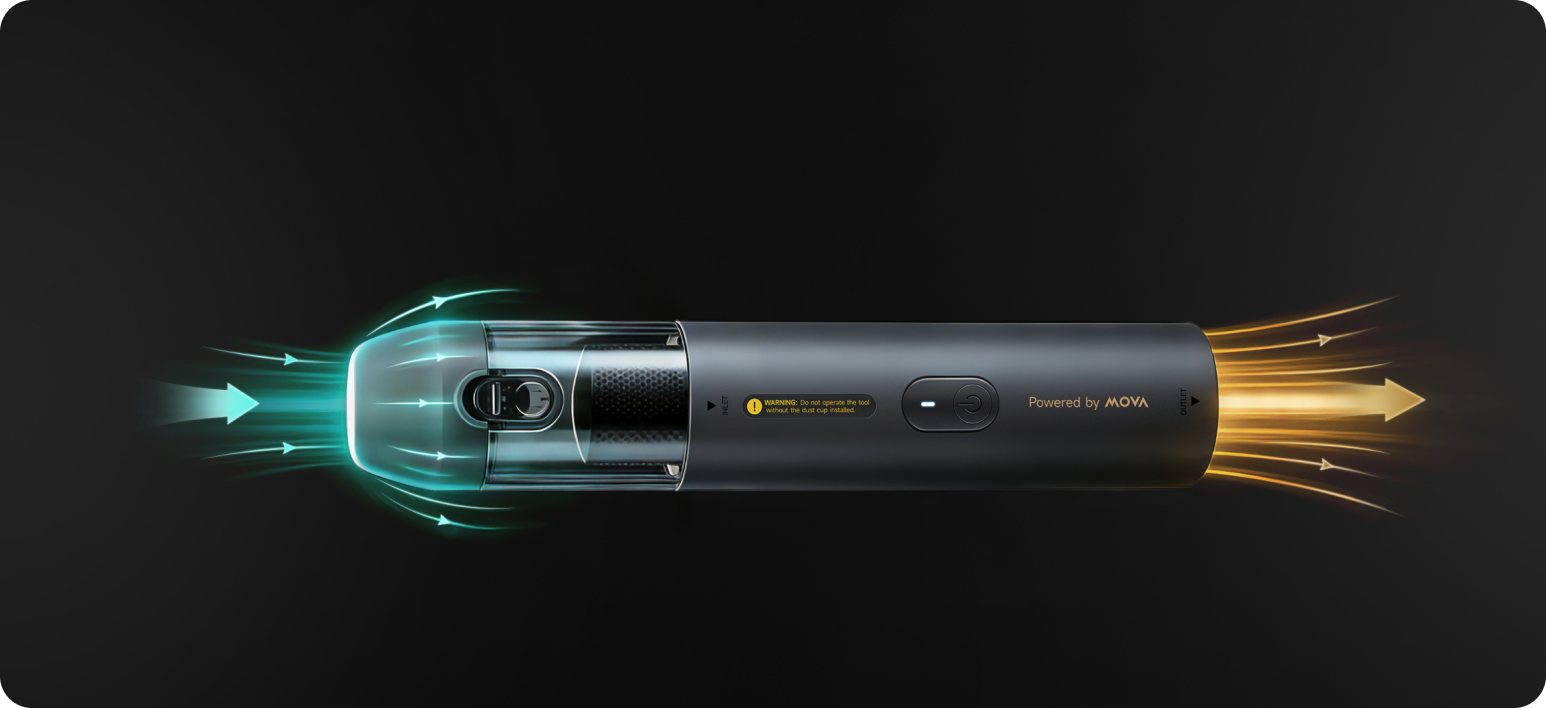 2-in-1 Design - Vacuuming &amp; Blowing