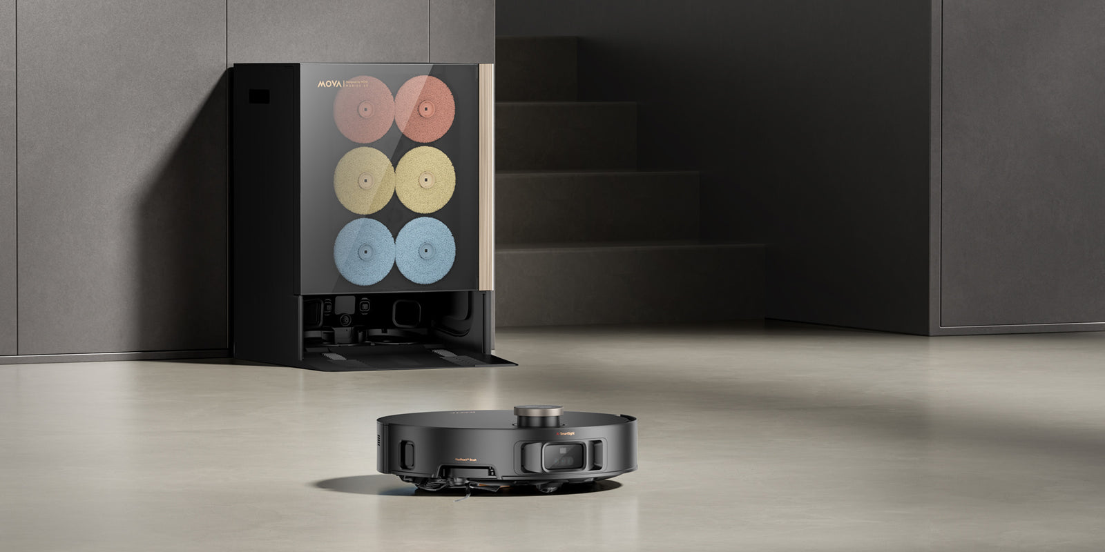 mobius 60 ai zoned cleaning with mopswap hub