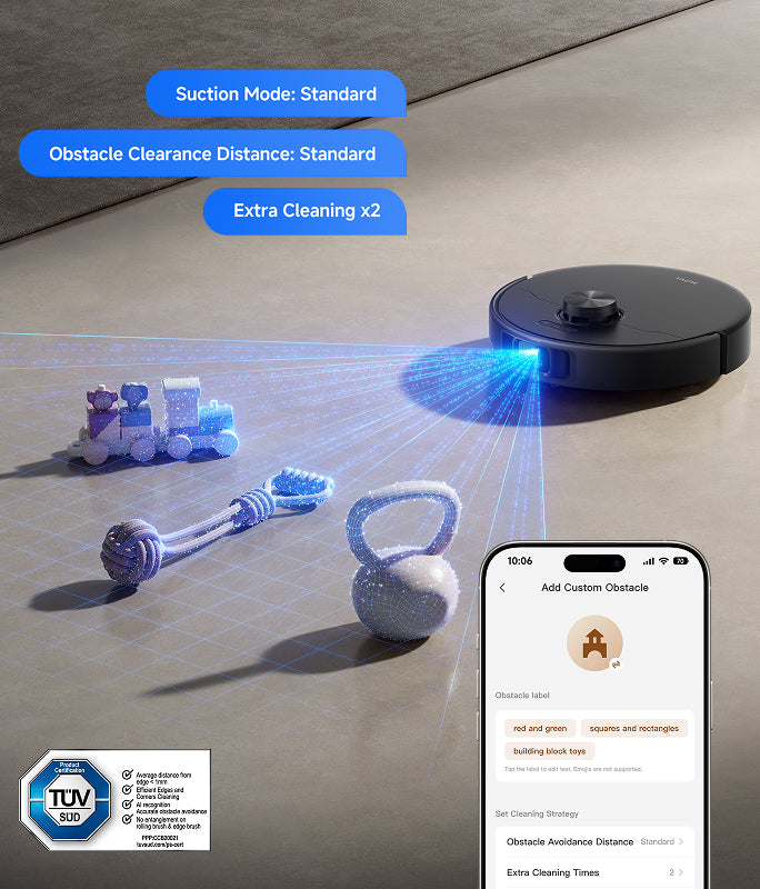 Smart Obstacle Avoidance with App Control - 