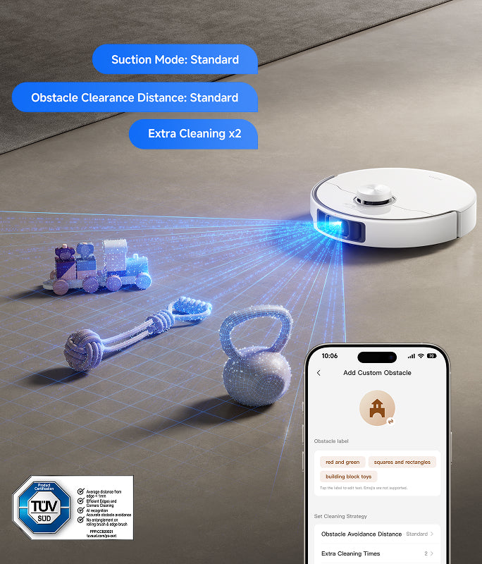Smart Obstacle Avoidance with App Control - 