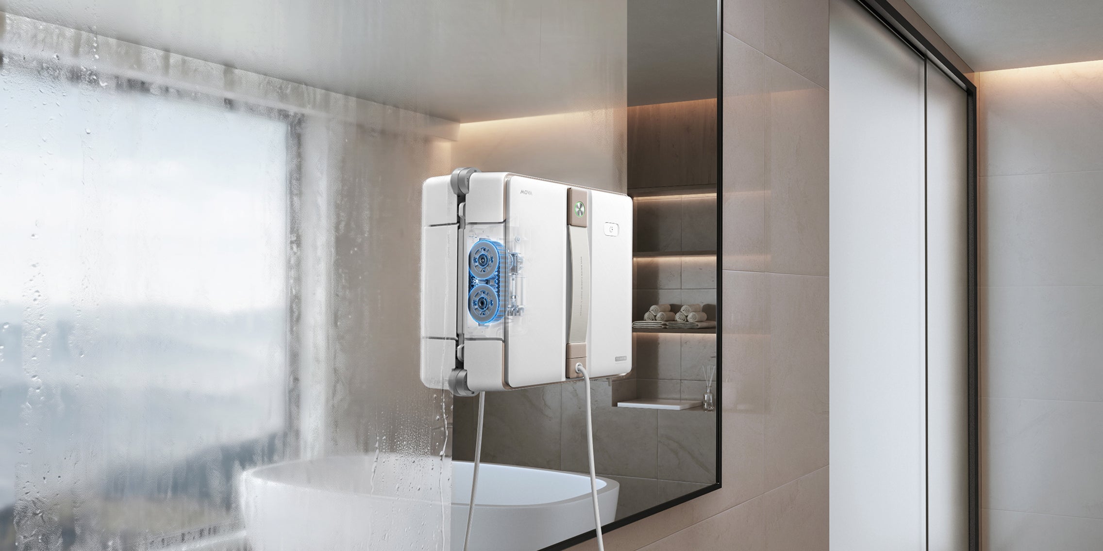 MOVA T1 Station Window Cleaning Robot Powerful Drive,Controlled Movement