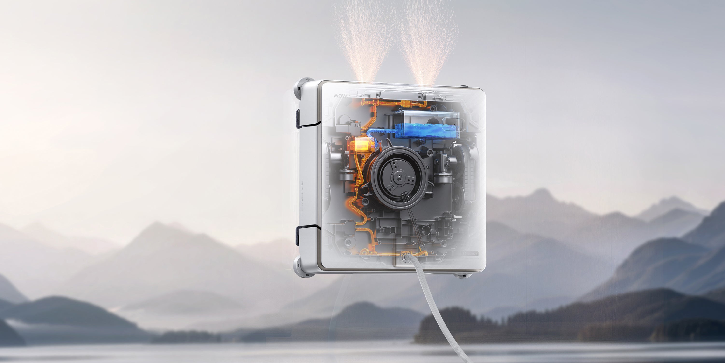 MOVA T1 Station Window Cleaning Robot Warm Water Deep Cleaning