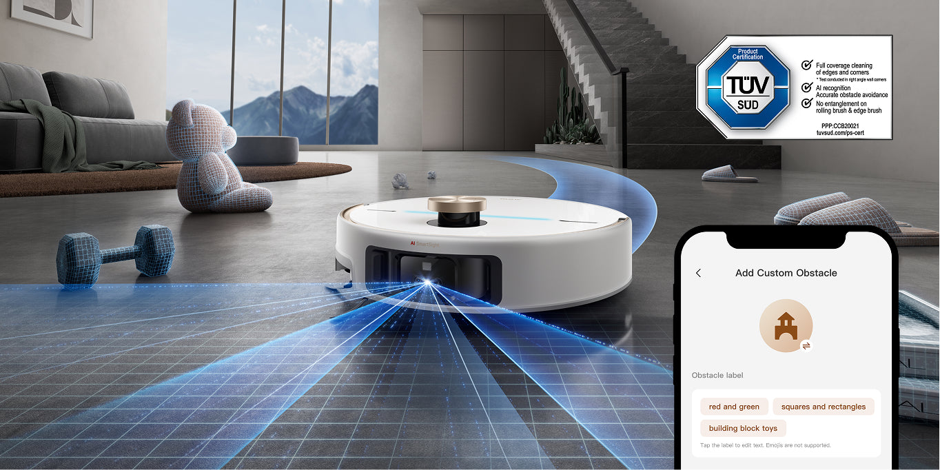 Smart Obstacle
Avoidance & App Control