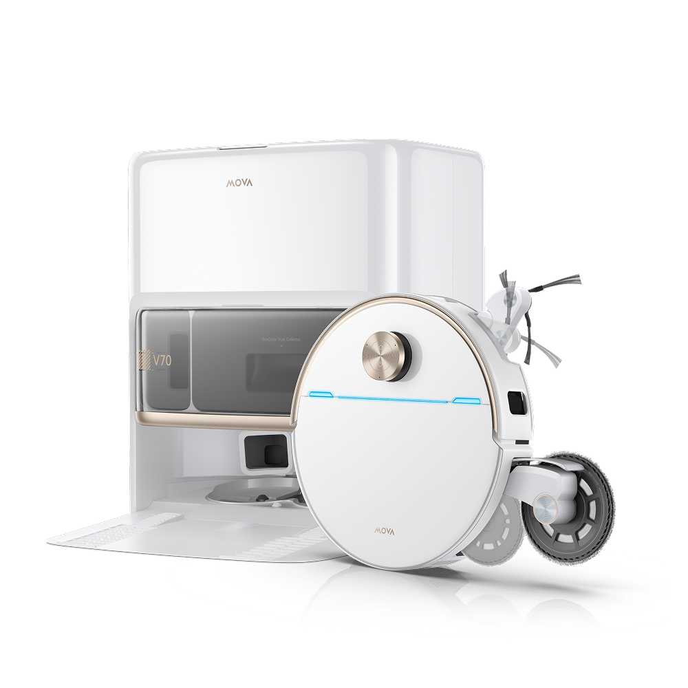 MOVA V70 Ultra Complete X Robot Vacuum White